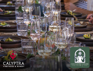 Cena maridaje en Casa Gastro Atelier con vinos Calyptra