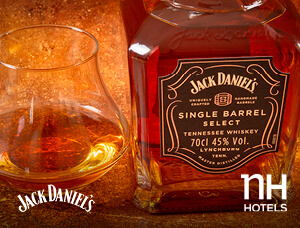 Cata de whiskey con Jack Daniel's
