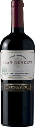 Concha y toro gran reserva serie riberas cabernet sauvignon 2016