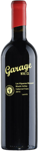 Garage wine co. lot #82 las higueras vineyard cabernet franc 2016