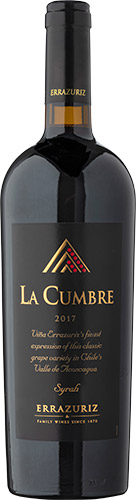 Errazuriz la cumbre syrah 2017