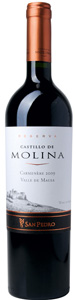 San pedro castillo de molina reserva carmenere 2009