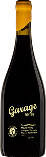 Garage wine co. lot #85 sauzal vineyard 2017