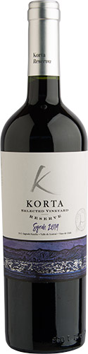 Korta selected vineyard reserve  syrah 2019