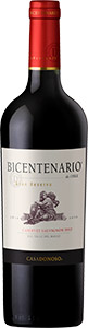 Casa donoso bicentenario gran reserva cabernet sauvignon 2012