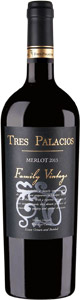 Tres palacios family vintage merlot 2013