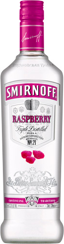 Vodka Smirnoff Raspberry 750 cc