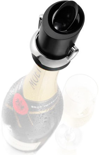 Tapon Negro Champagne Vacu Vin