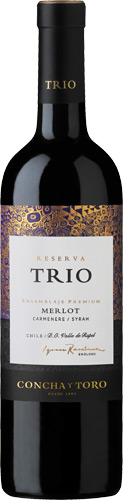 Concha y Toro Trio Merlot 2015