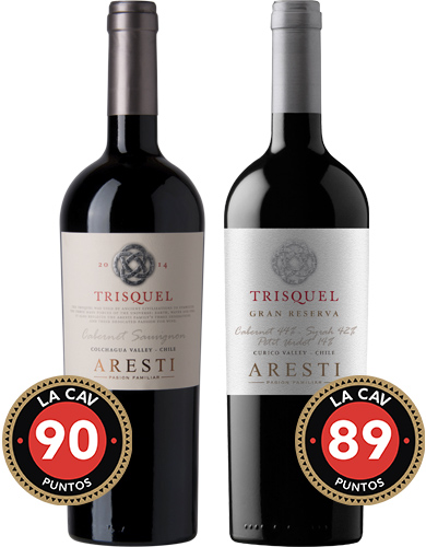 Aresti Pack Trisquel 1 Cabernet Sauvignon + 1 Ensamblaje Tinto
