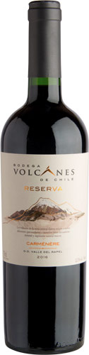 Bodega Volcanes De Chile Carmenere Reserva 2016