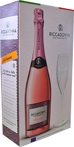 Pack Riccadonna Moscato Rose + Copa