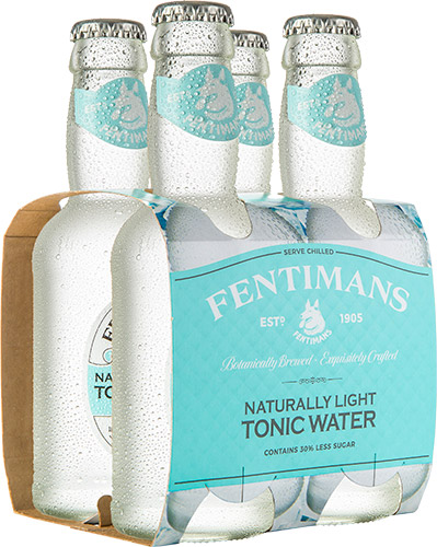 Fentimans Light Tonic Water Four Pack 200Cc