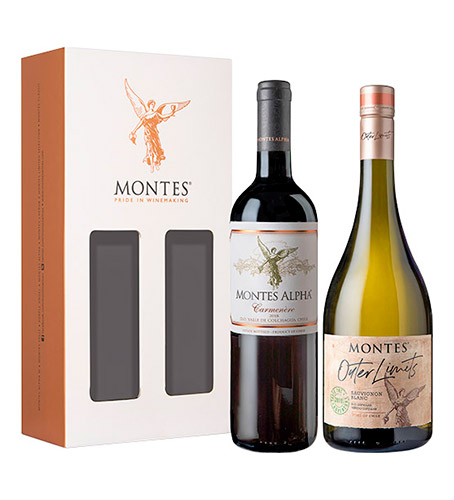Montes Pack 1 Outer Limited Sauvignon Blanc + 1 Alpha Carmenere