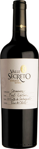 Valle Secreto First Edition Carmenere 2019
