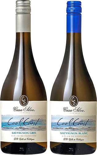 Pack Casa Silva Cool Coast 1 Sauvignon Blanc + 1 Sauvignon Gris