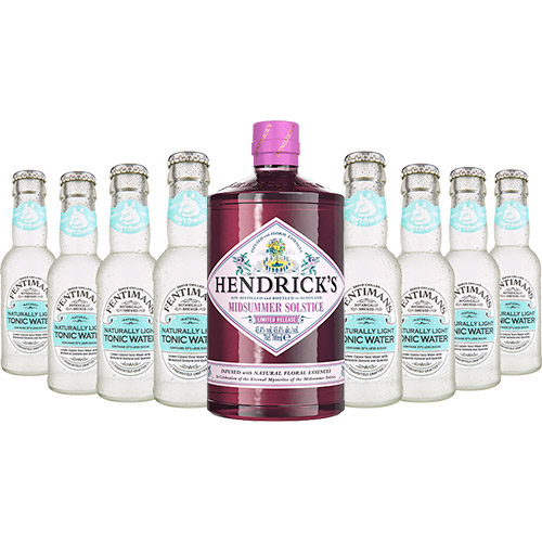 Pack Gin Hendricks Midsummer + 8 Fentimans  Light Tonic