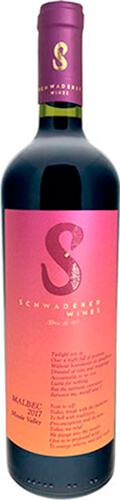 Schwaderer Wines Malbec 2018