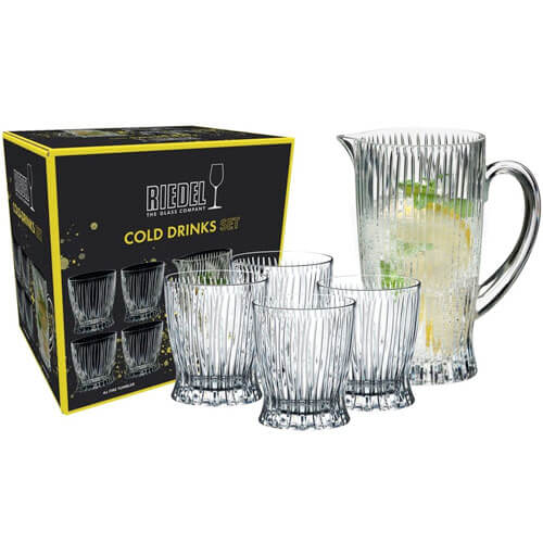 Riedel Set 4 Vasos + Jarro Cold Drink