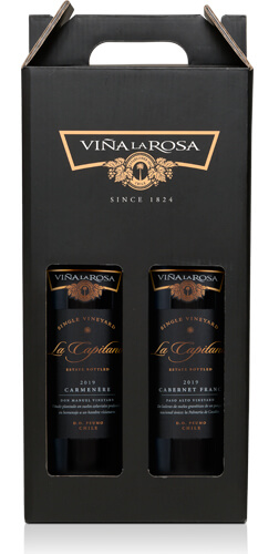 La Rosa Pack La Capitana Single Vineyard 1 Carmenere + 1 Cabernet Franc