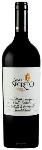 Valle Secreto First Edition Cabernet Sauvignon 2021
