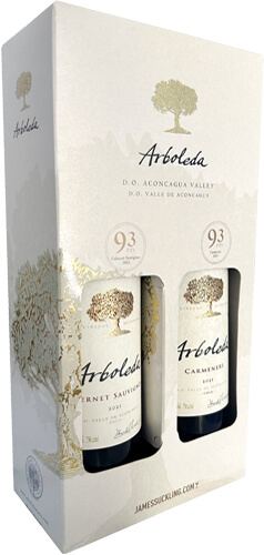 Arboleda Pack 1 Cabernet Sauvignon + 1 Carmenere En Estuche