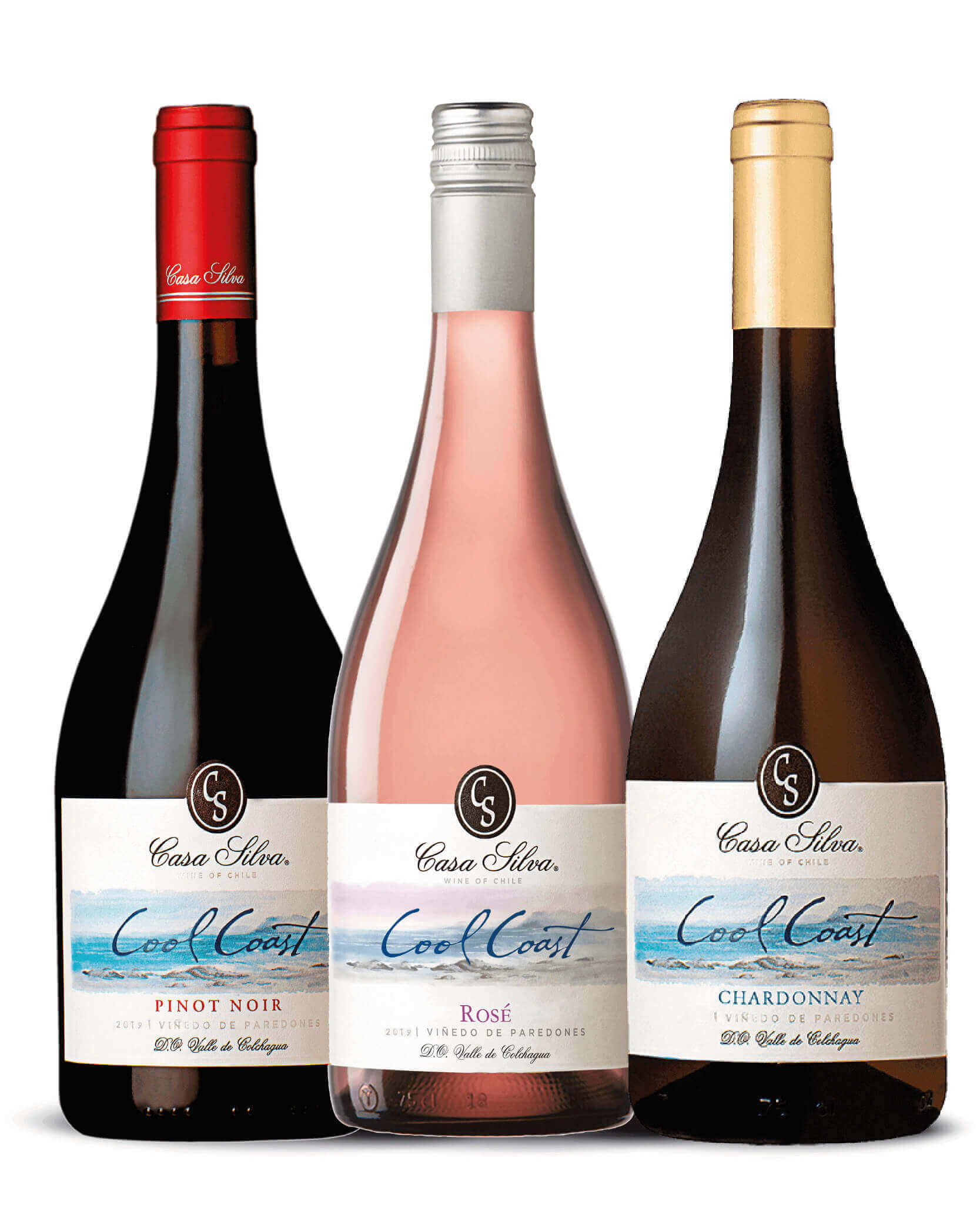 Pack Casa Silva Cool Coast Pinot Noir, Rosé, Sauvignon Blanc
