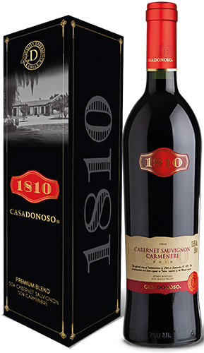 Casa Donoso 1810 Cabernet Sauvignon / Carmenere 2023 En Estuche