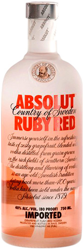 Vodka Absolut Ruby Red 750 cc